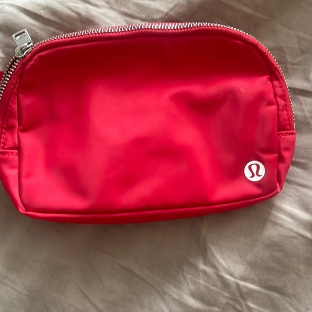 Lululemon Bright Red Accessory Pouch